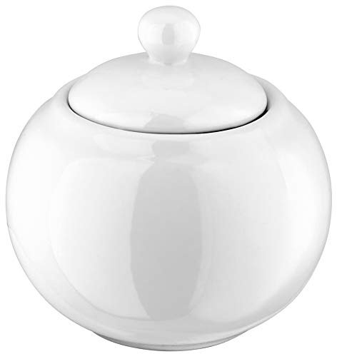 Judge Sugar Bowl, Porcelain, White, 20 x 30 x 25 cm