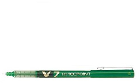 pilot pen co (u 101101204 - V7 GN Hi Tec Liquid ink rollerball pen 0.7mm tip PK12