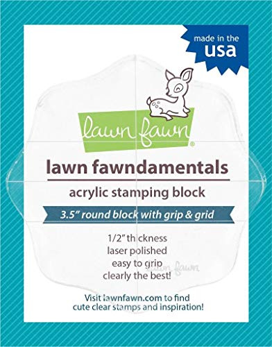 Lawn Fawn Acrylic Stamping Block W/Grid