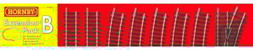 Hornby R8222 - Set di binari per modellismo ferroviario, pacco B, scala H0