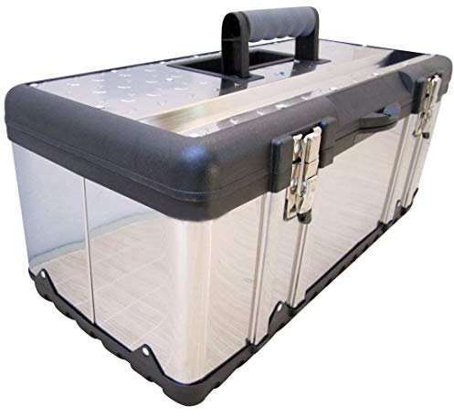 ALEOS. Werkzeugkiste Materialbox EDELSTAHL Type 302XXL 58x30x26 cm