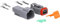Kalitec KALI-1202 DEUTSCH DT Steckverbinder Set 2 polig I Wasserdicht IP68 I Deutsch Stecker KFZ für Motorrad, Auto I Leiterquerschnitt 0,75-2 mm² 18-14 AWG I glasfaserverstärktes Polyamid PA-GF