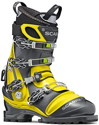 Scarpa TX Comp Herren Skischuhe, Anthracite/Acid Green, 24 (38)