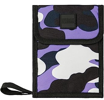 Urban Classics Neck Pouch Oxford Brustbeutel, 18 cm, Ultraviolet Camo