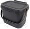 Addis 518253 Everyday Kitchen Food Waste Compost Caddy Bin, 4.5 Litre, Black