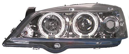 Scheinwerfer Set Astra G Bj. 97-04 Coupe Angel Eyes klar/chrom DE-Licht