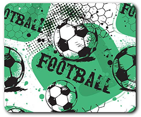 Football ky Pattern Kids Boys Mouse Mat Pad Computer PC Laptop Gaming Office Home Desk Accessory Gadget 24610
