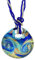Venetiaurum - Collier pour Femme avec médaille en Verre de Murano Original et Argent 925 - Bijou certifié Made In Italy