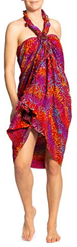 PANASIAM Sarong B502 redtone, L