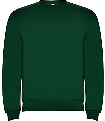 ROLY R1070 Clasica Sudadera Cuello Redondo Hombre, verde botella, XXL