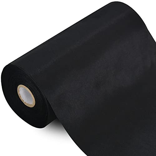 TONIFUL 15cm x 20M schwarz band breit geschenkband große schleife satinband für auto Bogen Große Eröffnungszeremonie Schleifen Partydekoration Stuhl Hochzeit Der Valentinstag Weihnachten