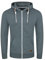 riverso Sweatjacke Herren mit Kapuze Reißverschluss Regular Fit RIVThilo Kapuzenjacke Blau M, Größe:M, Farbe:Turbid Blue