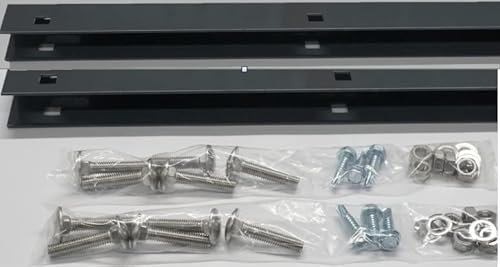 Zaunanschlussleisten 2 Stück für Doppelstabmatten U-Profi Anthrazit für Zaunhöhe 1230mm