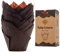 Muffinförmchen Papier Groß,100 Stück Tulpen Muffinförmchen Papier Braun, für Partei & Weihnachten