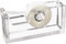 InDmar Sticky Tape Dispenser,Tape Dispenser,Desktop Clear Acrylic and Gold Tape Dispenser 1Inch Core - Classy, Elegant and Modern Design Desk Accessory for Your Home or Work Office