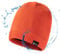 TOP-EX wasserdichte Merino L Beanie Mütze Herren Damen Wolle Wintermütze Warm Fleece Strickmuetze Regenmütze Orange