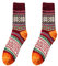 Xiangdanful Socken Adventskalender Weihnachten Deko Stoppersocken Baumwoll Haussocken Casual Sport Sneakersocken Winter Weihnachtsmotiv Thermosocken Bettsocken Bodensocken Kuschelsocken Bunte Socken