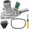 ZAMDOE Alloggiamento termostato Liquido refrigerante motore per Fiat 500 500 C 312 1.2L Panda/Van 169 Hatchback 2007-2020 per Chrysler Ypsilon 312 843 846 1.2L 2009-2020 per Ka RU8 per Lancia 55202371