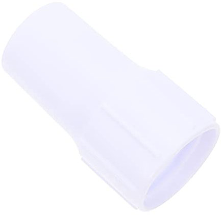 Sosoport Conector de Manguera de Aspiración para Limpiador de 38Mm Adaptador Blanco Repuesto para Skimmer sin Fugas Material Duradero 1 Pieza