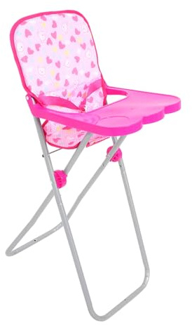 FRCOLOR Silla Alta para Muñecas De Juguete Trona para Muñeca Bebé Muebles Y Accesorios para Casa De Muñecas Juego De rol De Alimentación 1 Pieza