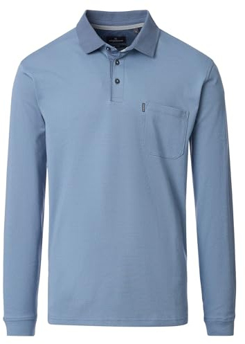 CASAMODA Polo-Shirt Langarm Uni