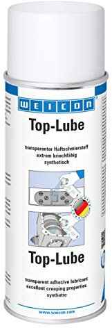 WEICON 11510400 Top-Lube 400ml – Haftschmierstoff für Mechanik, Metall-& Kunststoffteile