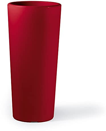 Vase rot J Veca Clou rund hoch H 85 x 38 Hoch ausziehbar amdgarden