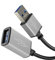KabelDirekt – USB A 3.0 extension cable – 2m – (USB A connector to USB A female connector, suitable for all USB A ports, black/space grey) – PRO Series