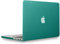 UESWILL Custodia rigida compatibile con MacBook Pro (Retina, 15, metà 2012/2013/2014/metà 2015), modello A1398, No CD-ROM, No Touch Bar + panno in microfibra, colore: verde pavone