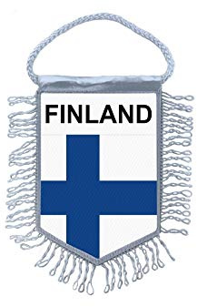 Akachafactory Wimpel mini Flagge Fahne flaggen miniflagge Finnland