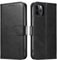 LOLFZ Wallet Case for iPhone 11 Pro, Vintage Leather Book Case with Card Holder Kickstand Magnetic Closure Flip Case Cover for iPhone 11 Pro - Black