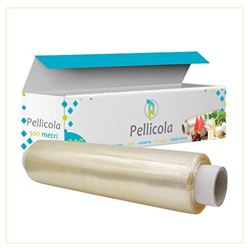 Virsus 6 Pellicole Alimenti 300 Pellicola Trasparente Metri Rotolo Alimentare Professionale con Box