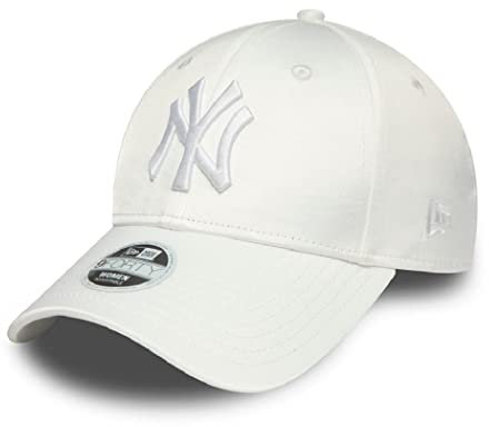 New Era New Yorks Yankees MLB Satin White 9Forty Adjustable Women Cap - One-Size