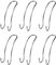 URAQT Auto Hooks, 6 Pack Car Storage Hooks Back Seat Headrest Hanger, Universal Car Handbag Hooks, Multifunctional Stainless Steel Heavy Duty Storage Hooks for Auto Backseat, Wardrobe Hanger
