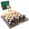 Schach Schachspiel Set klappbares Schachbrett mit Schachfiguren aus Holz 25 cm - Chess Board Spiel für Kinder und Erwachsene Reiseschach hochwertig und edel Schach Traditionell