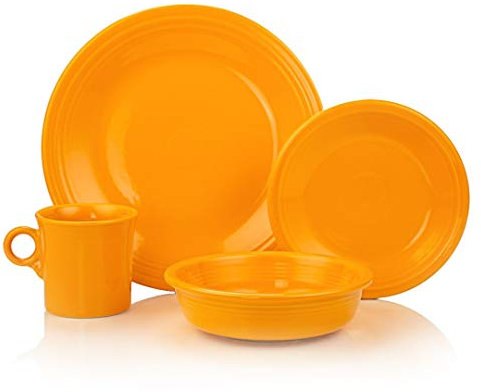 Fiesta 16-teiliges klassisches Geschirr-Set | Butterscotch