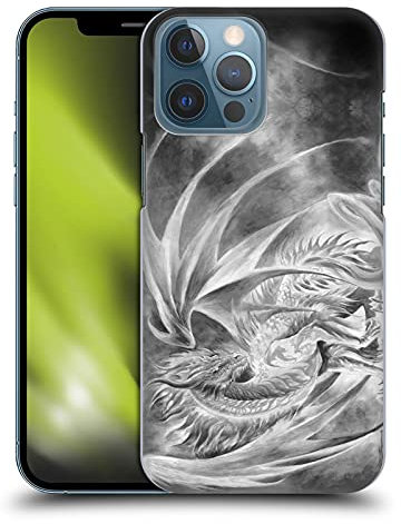 Head Case Designs Officially Licensed Ruth Thompson Silver Ice Dragons Hard Back Case Compatible With Apple iPhone 13 Pro Max