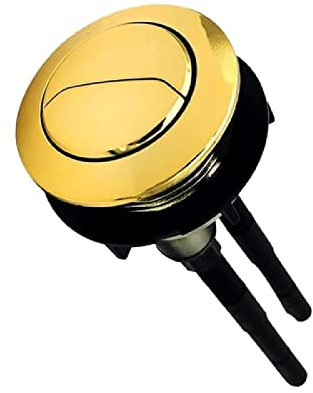 Doppelwaschbecken WC-Behälter Gold, runder WC-Knopf, Badzubehör, 38mm für Badschalter WC-Zubehör