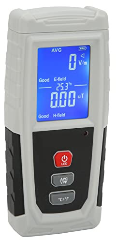 Contador Geiger, Detector de Radiación Nuclear Profesional, Detector de Radiación de Campo Electromagnético con Pantalla LCD, Detector Y Monitor de Contaminación por Radiación Nuclear
