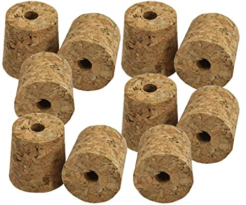 Almost Off Grid Bored Cork Bungs for Demijohns x 10