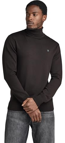 G-Star Homme Pull en Maille Premium Core Turtle, Noir (dk black D21933-B692-6484), M