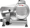 Zomagas Affettatrice per carne, 25,4 cm, affettatrice per carne, formaggio surgelato, lama in acciaio cromato di alta qualità, semi-automatica, per uso commerciale e domestico, a basso rumore