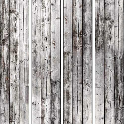 murando PREMIUM PURO Tapete Realistische Tapete ohne Rapport und Versatz 10m Vlies Tapetenrolle Wandtapete modern design Fototapete Holz Modern weiß f-C-0237-j-a