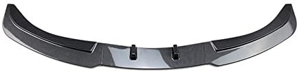 3 Stück glänzend schwarz Maxton Style Frontsplitter Stoßstangenlippe Tuning kompatibel for BMW 3er E90/E91 Pre-Facelift LCI 2004–2008 Bodykit (Color : Carbon Look)