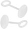 TOPBATHY 2 Pz Asta pressa scorie spremitura del bastoncino di di fagioli utensili manuali kitchen plasil casa cappuccinatore agitatore per macchina per latte di succo Accessori