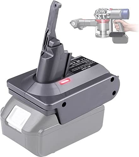【Actualizado】 Adaptador de batería 2 en 1 V7/8 para Makita 18 V batería convertir a para aspiradora de mano Dyson V7/8 Batería compatible con V7/8 Animal V7/8 Absolute V7/8 Motorhead Pro