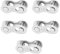 Missing Link, Steel Quick Release Reusable Chain Connector for 6, 7, 8, 9, 10 Speed, 5 Pairs (9 Speed)