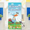 HAKOTOM Storch zur Geburt Banner 90 * 180CM Willkommen Zuhause Blau Babystorch Partysbanner Klapperstorch Türabdeckung Babyparty Hintergrund Geburtsstorch Deko Draußen für Baby Junge Geburt Babyparty