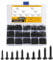 1000 Pzs Tornillos Autorroscantes, M2 M2.3 M2.6 M3 Tornillos para Madera, Tornillos de Cabeza Plana Torx Negros, Tornillos de Cabeza Redonda, Tornillos Autotaladrantes Autoperforantes