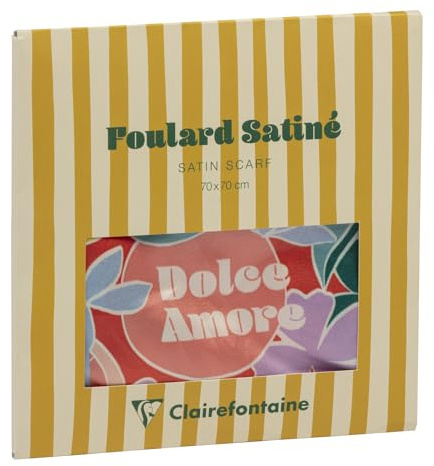 Clairefontaine Ein eleganter Zitrus-Schal